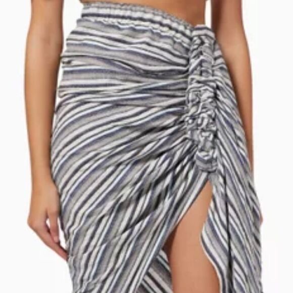 NWT Just Be Queen Tulum Skirt Blue Multi Medium - Picture 3 of 16
